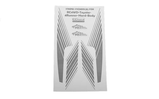 RC4WD Boogie Body Stripes for 1985 Toyota 4Runner Hard Body