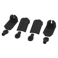 RPM Shock Shaft Guards for Traxxas 1:10 Scale Shocks - Black RPM80402