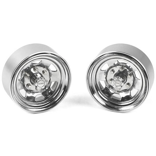RC4WD Stamped Steel 1.7" Beadlock Sr5 Wheels (Chrome) Z-W0065