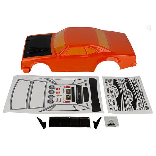 Team Associated DR10 Reakt Drag Body Shell Orange AS71083