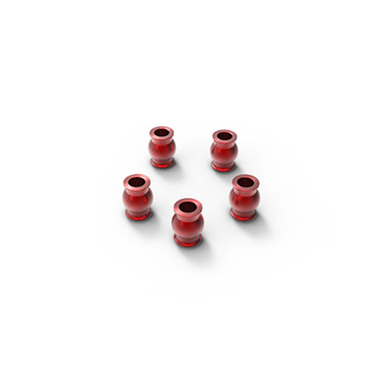 Gmade Aluminum Rod End Ball 5.8X7.3mm (Red) (5) GM30116