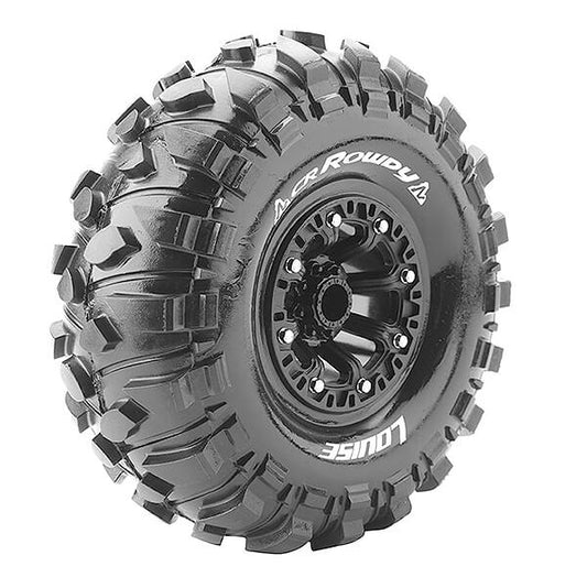 Louise RC Cr-Rowdy 1:10 Super Soft Black Hex 12mm L-T3238VB