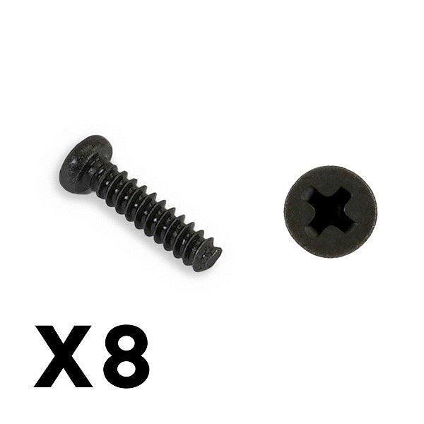 FTX Outback Mini 3.0 Round Hea D Self Tapping Screw 2X8 (8Pc) FTX8924