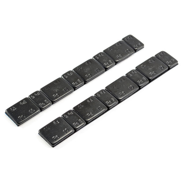 Centro Black Chassis Weights w/Adhesive 5G/10G X 2 Strips C0504