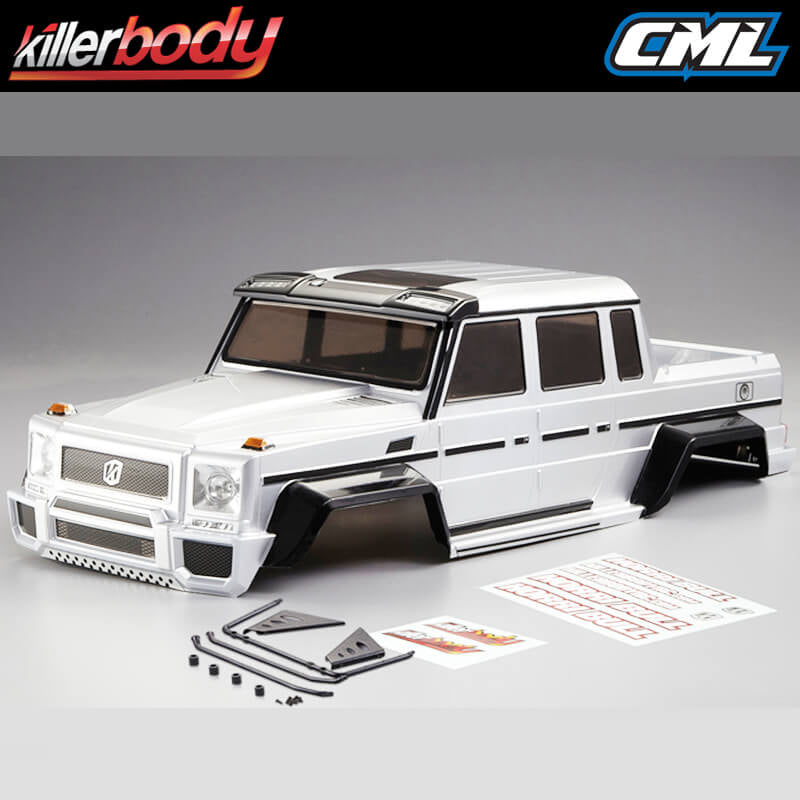 Killerbody Horri-Bull 1:10 Crawler Finished Body Silver KB48336