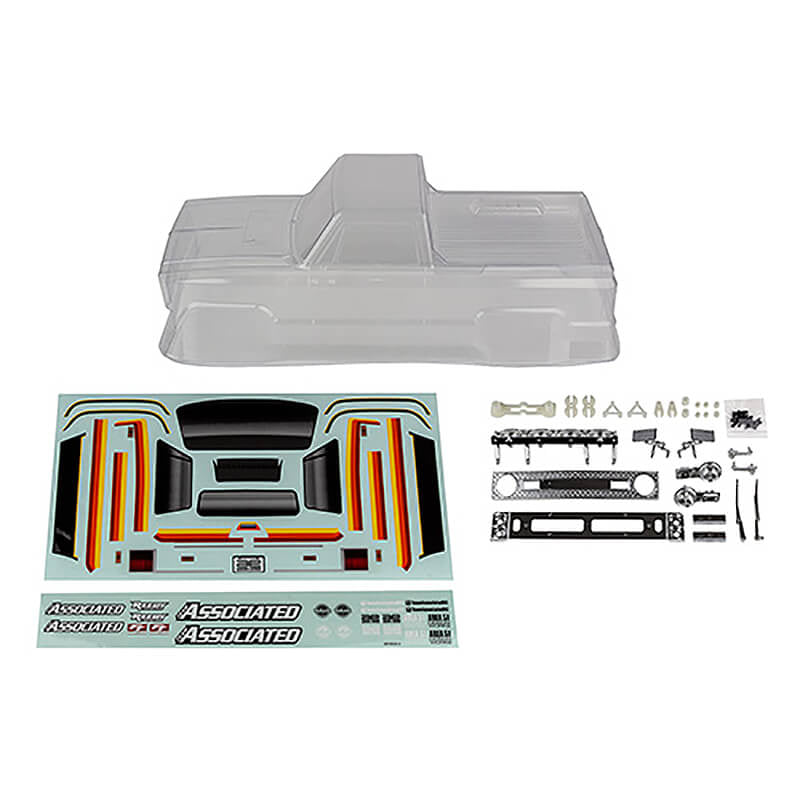 Team Associated MT12 Bodyshell Set Clear AS41101