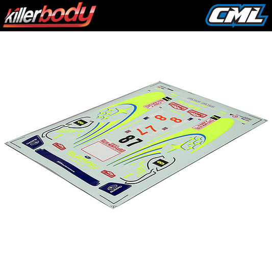 Killerbody Subaru Impreza Wrc 2007 Racing Decal Sheet KB48763