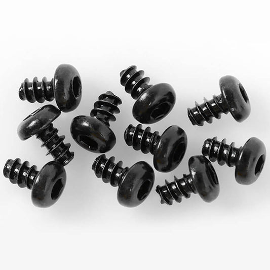 RC4WD Button Head Self Tapping Screws M3 X 5mm (Black) Z-S1689