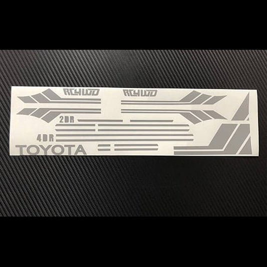 RC4WD Clean Stripes for Mojave II 2/4 Door Decal Sheet (Grey Z-B0174