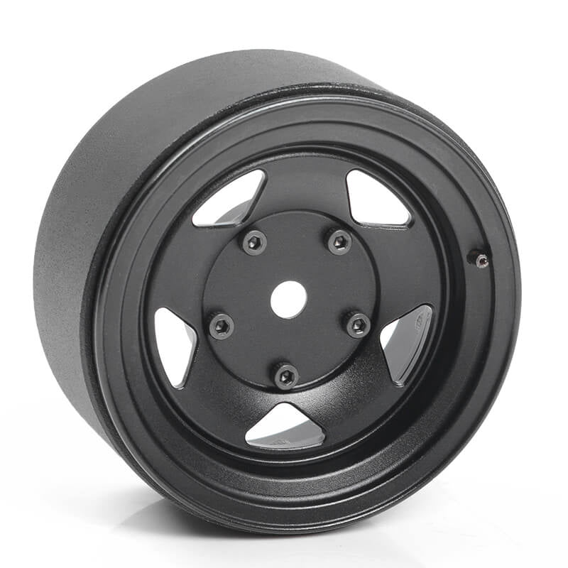 RC4WD Seren 2.2" Beadlock Wheels w/Center Caps (Black)