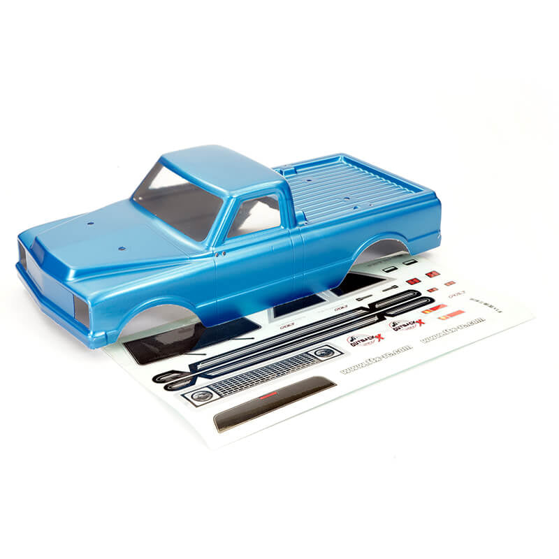 FTX Outback Mini X 2.0 Patriot Lexan Body - Metallic Blue FTX9381MBL