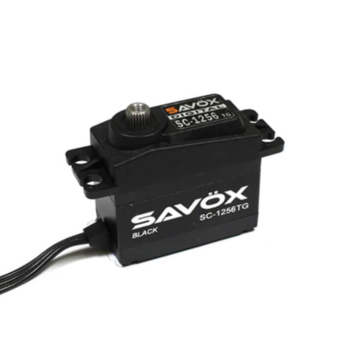 Savox High Torque Coreless Digi Servo 20kg@6.0V - Black SAV-SC1256TGB