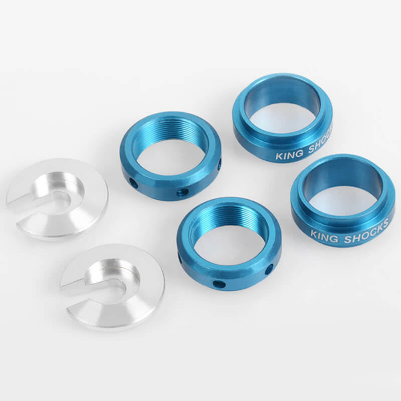 RC4WD Lower, Center & Threaded Spring Retainer for King Offroad Shocks Z-S1282