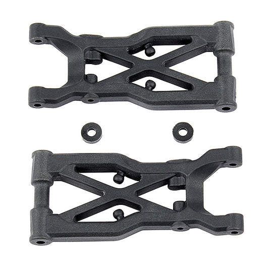 Team Associated B74 Rear Suspension Arms, Hard AS92131
