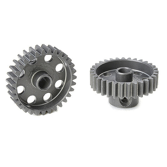 Corally 48 dp Pinion Short Hard Anodised Al7075 31 Teeth Shaft Dia. 3.17mm