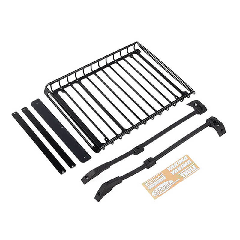 RC4WD Steel Tube Roof Rack w/Roof Rails for Traxxas TRX-4 2021 Ford Bronco