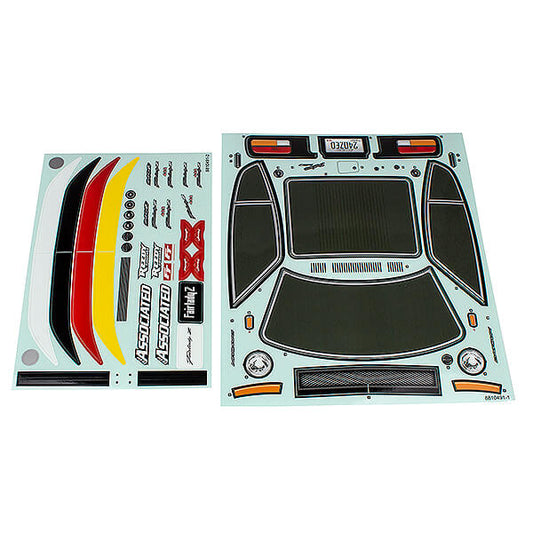 Team Associated Apex 2 Sport Datsun 240Z Decal Sheet AS31908