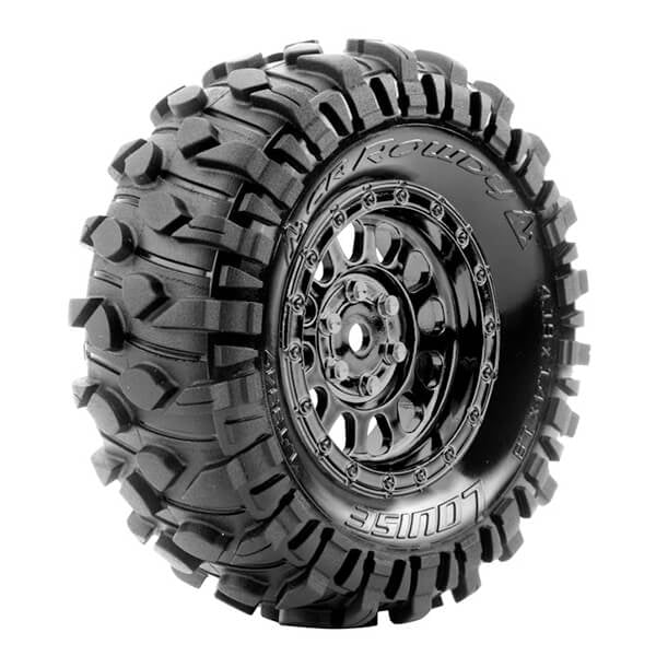 Louise RC Cr-Rowdy 1:10 Super Soft Black Chrome Hex 12mm L-T3347VBC