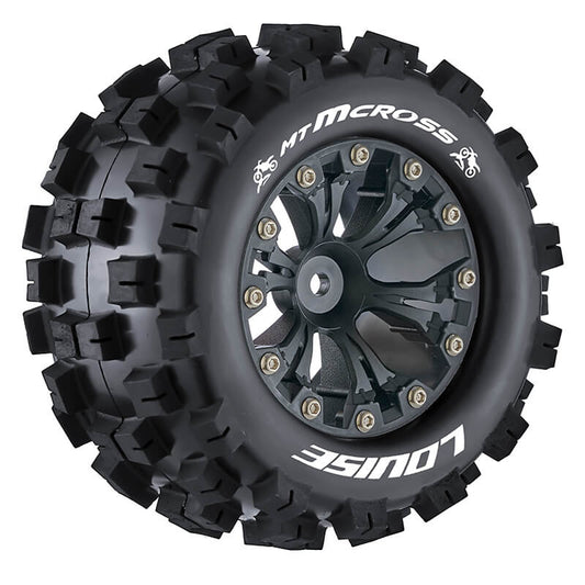 Louise RC MT-Mcross 1:10 Soft 0 Offset Black Ep Stampede 2 L-T3274SB