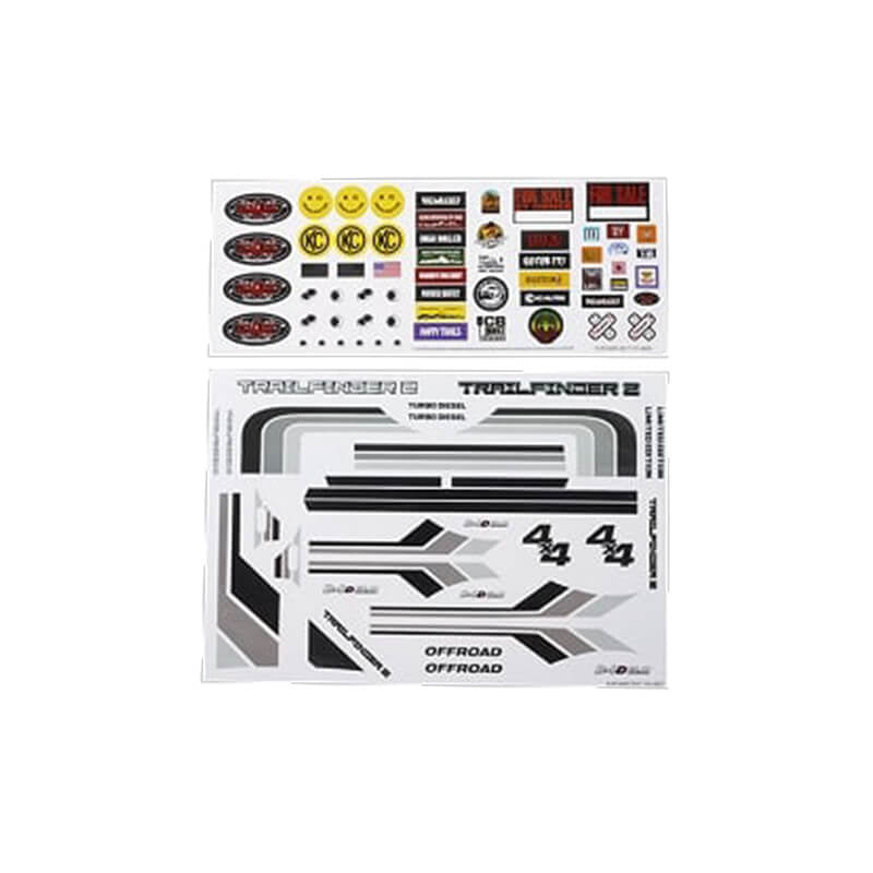 RC4WD Complete Graphic Decal Set for Mojave II 2/4 Door Body Z-B0140
