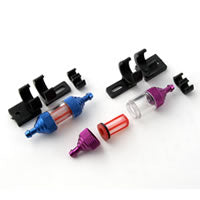 Fastrax Deluxe Fuel Filter w/Mount - Purple FAST930P