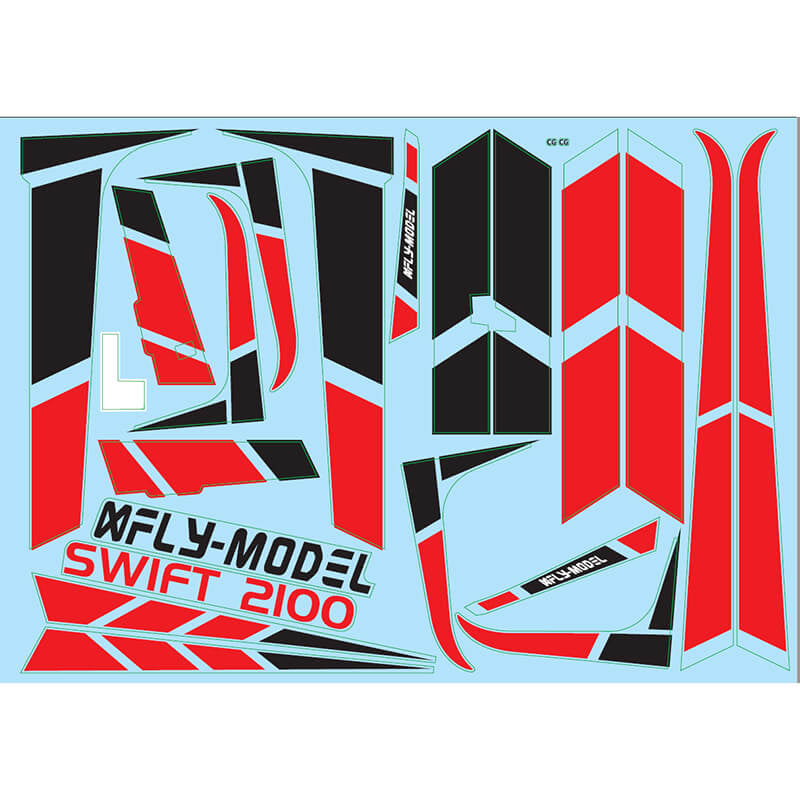 XFly Swift 2100 Decal Sheet XF113-10
