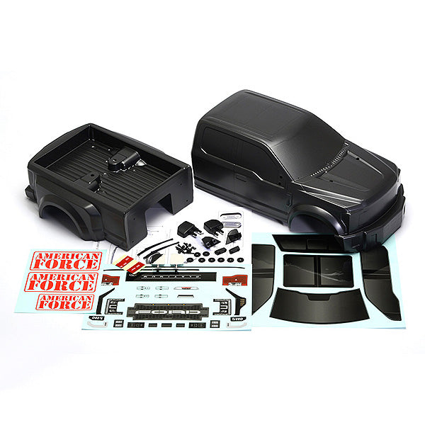 CEN Racing Ford F-450 Sd Complete Body Set (Grey Titanium) CEN-CD0901