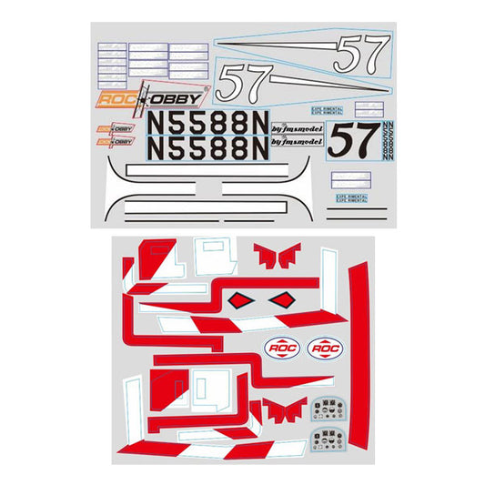 ROC Hobby F2G Decal Sheet ROC-KF116