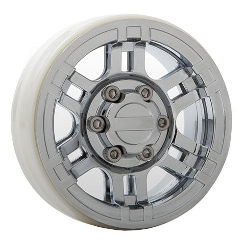 Gmade 1.9 Nr02 Beadlock Wheels (Chrome) (2) GM70265