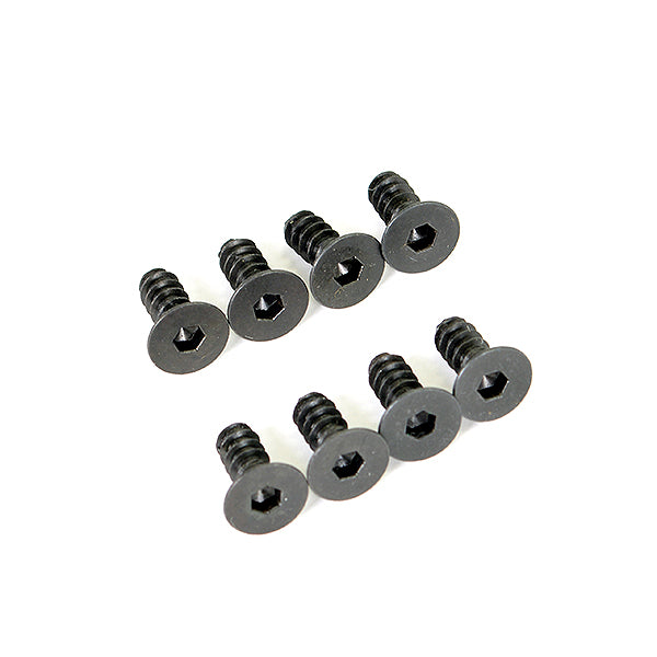 FTX Zorro Flat Head Hex Screw M4X10mm Self Tapping (6Pc) FTX6961