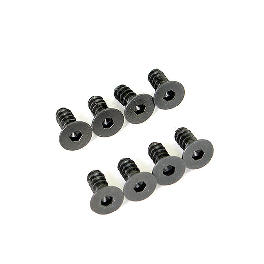 FTX Zorro Flat Head Hex Screw M4X10mm Self Tapping (6Pc) FTX6961