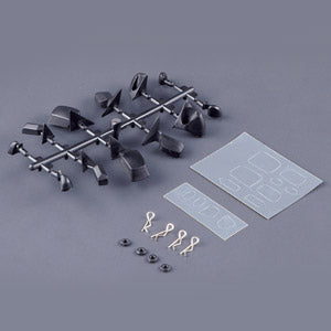 Fastrax Black Wing Mirror Set 6 Types FAST2222