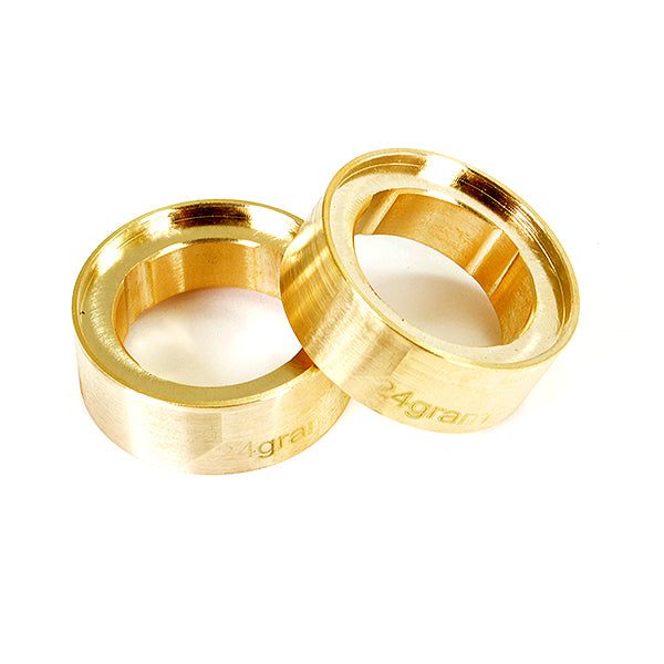 FTX Mini Outback 2.0 Brass 24G Wheel Weights (Pr) FTX9328