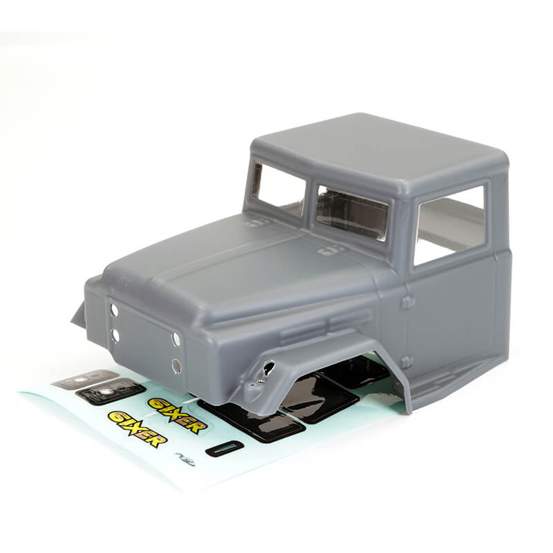 FTX Outback Mini X 6Ixer Lexan Body - Matt Grey FTX9412MGY