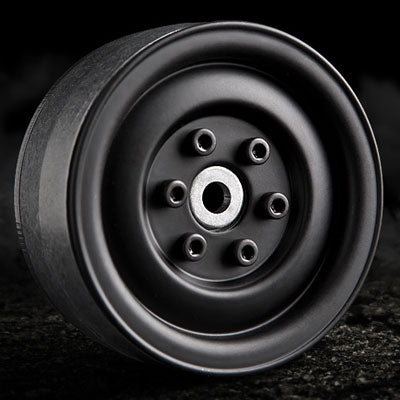 Gmade 1.9 Sr03 Beadlock Wheels (Matt Black) (2) GM70184