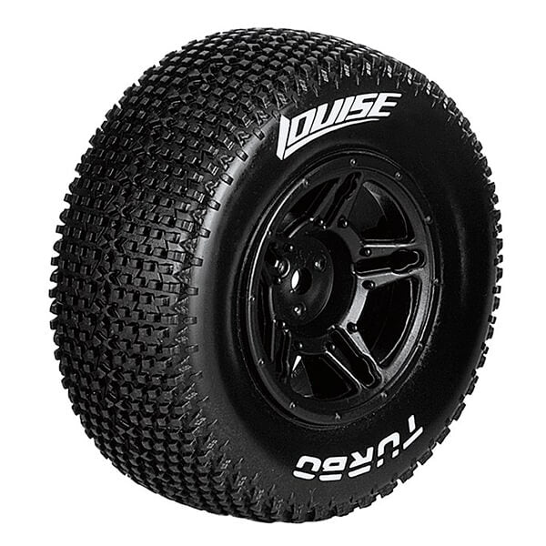 Louise RC Sc-Turbo 1:10 RR Soft Slash RR , Slash 4*4 F/R Black L-T3147SBTR