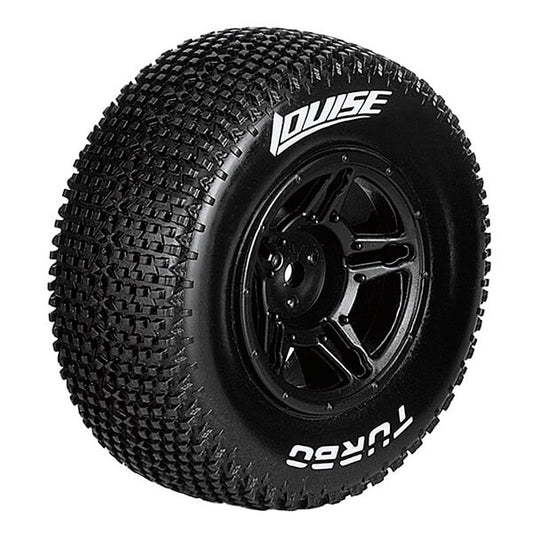 Louise RC Sc-Turbo 1:10 RR Soft Slash RR , Slash 4*4 F/R Black L-T3147SBTR