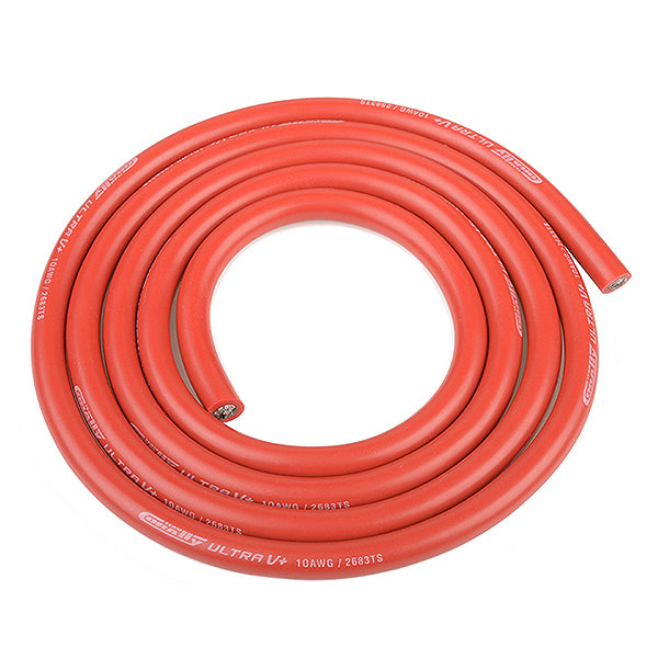 Corally Ultra V+ Silicone Wire Super Flexible Red 10AWG 2683/0.05 Strands Od 5.5mm 1M