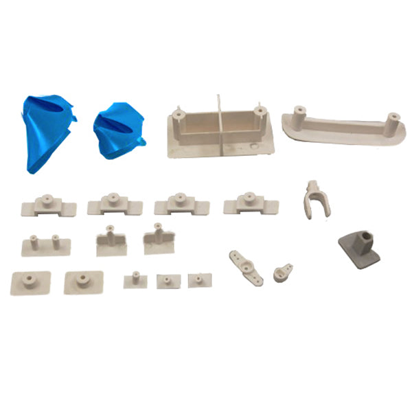 Dynam Cessna C188 Plastic Parts (Blue) DYN-C188-13-B