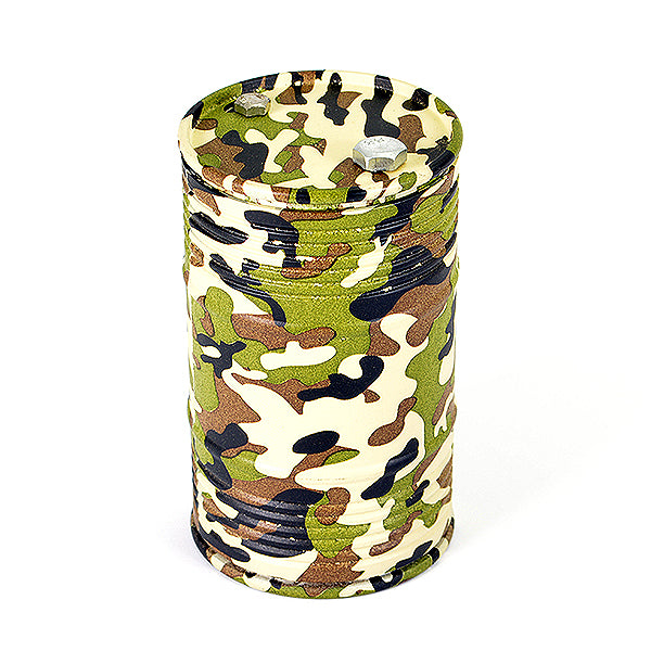 Fastrax Aluminium Anodised Oil Drum w/Removable Lid - Camo FAST2327AC