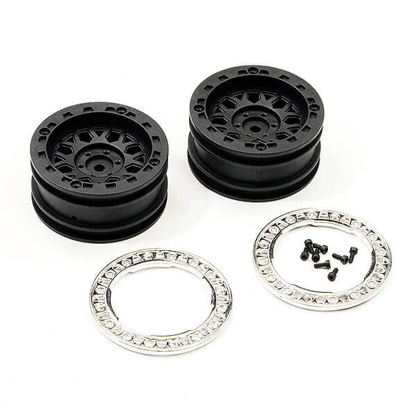 FTX Tracker Black Wheel Rims (Pr) FTX10320BK