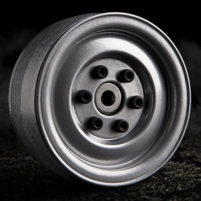 Gmade 1.9 Sr03 Beadlock Wheels (Semigloss Silver) (2) GM70182