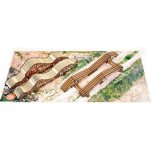 Crawler Park Shop Demo Counter Set 1Xtwd240002/3 + Mat 75X36 TWDKIT0005