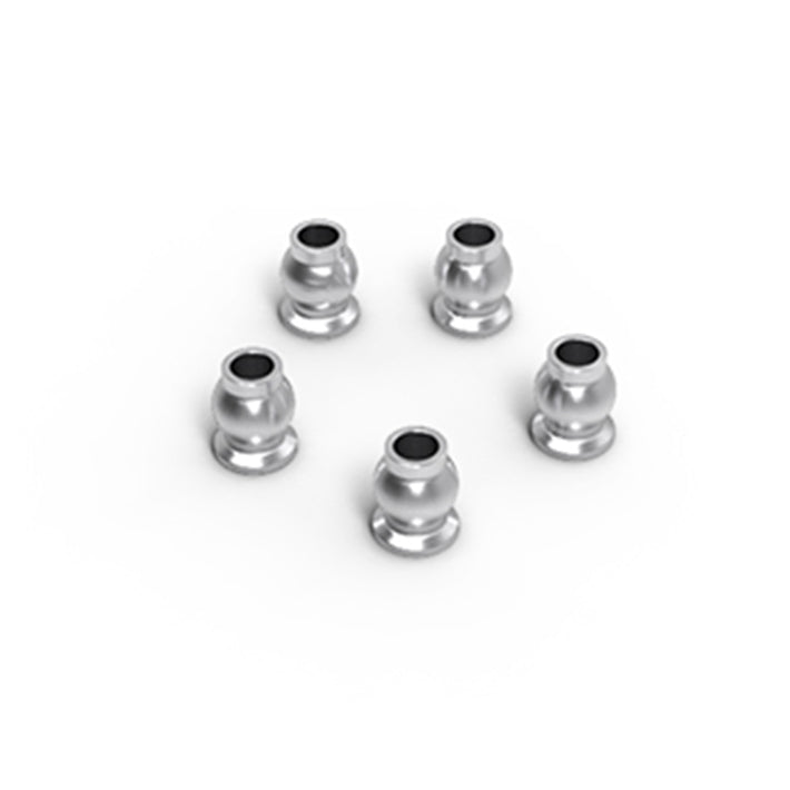 Gmade Aluminum Shock End Ball 5.8X7.3mm (Silver) (5) GM30119