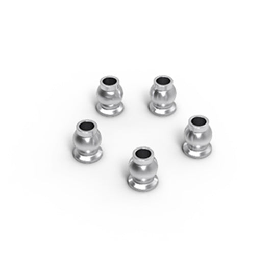 Gmade Aluminum Shock End Ball 5.8X7.3mm (Silver) (5) GM30119