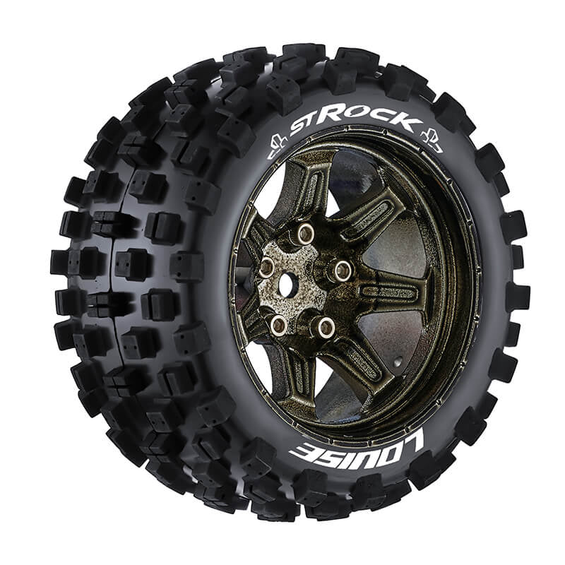 Louise RC St-Rock 1:10 Soft H Ex 14mm Black Chrome Arrma Gra L-T3273SBCM