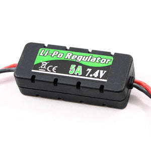 Etronix LiPo Regulator 7.4V 5A w/Casing 20X14X49mm ET0557