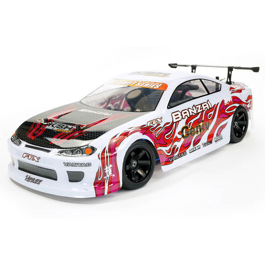 FTX Banzai 1:10 Street/Drift Nitro 4WD RTR RC Car - White FTX5534W