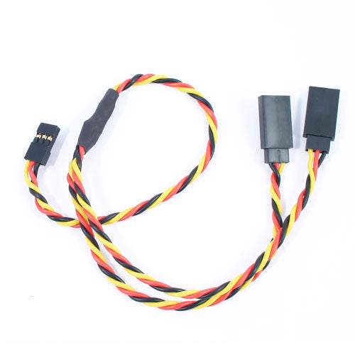 Etronix 30cm 22AWG Jr Twisted Y Extension Wire ET0754