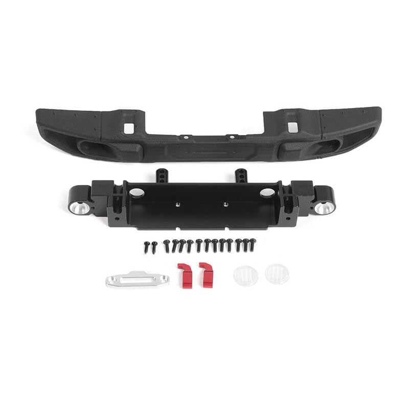RC4WD Oem Wide Front Winch Bumper for Axial 1:10 SCX10 III Jeep (Gladiator/Wrangler)